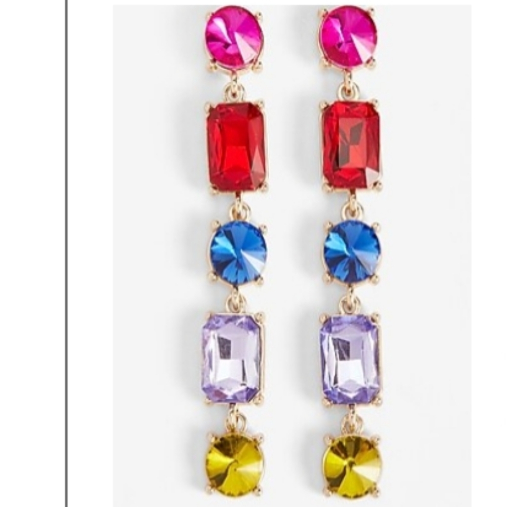 Jewel Drop Earrings